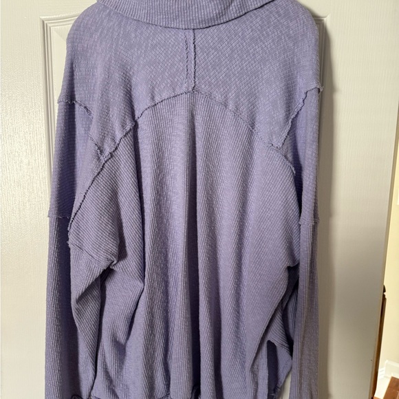 Free People Half-Zip Tunic Pullover Sweater - Picture 2 of 4